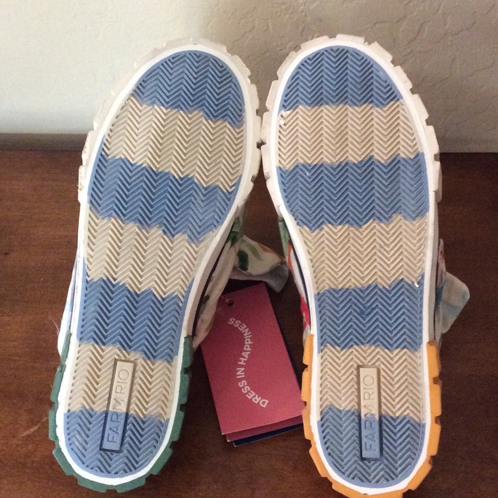 NWT Farm Rio Copacabana Mule Sneakers - Picture 3 of 7